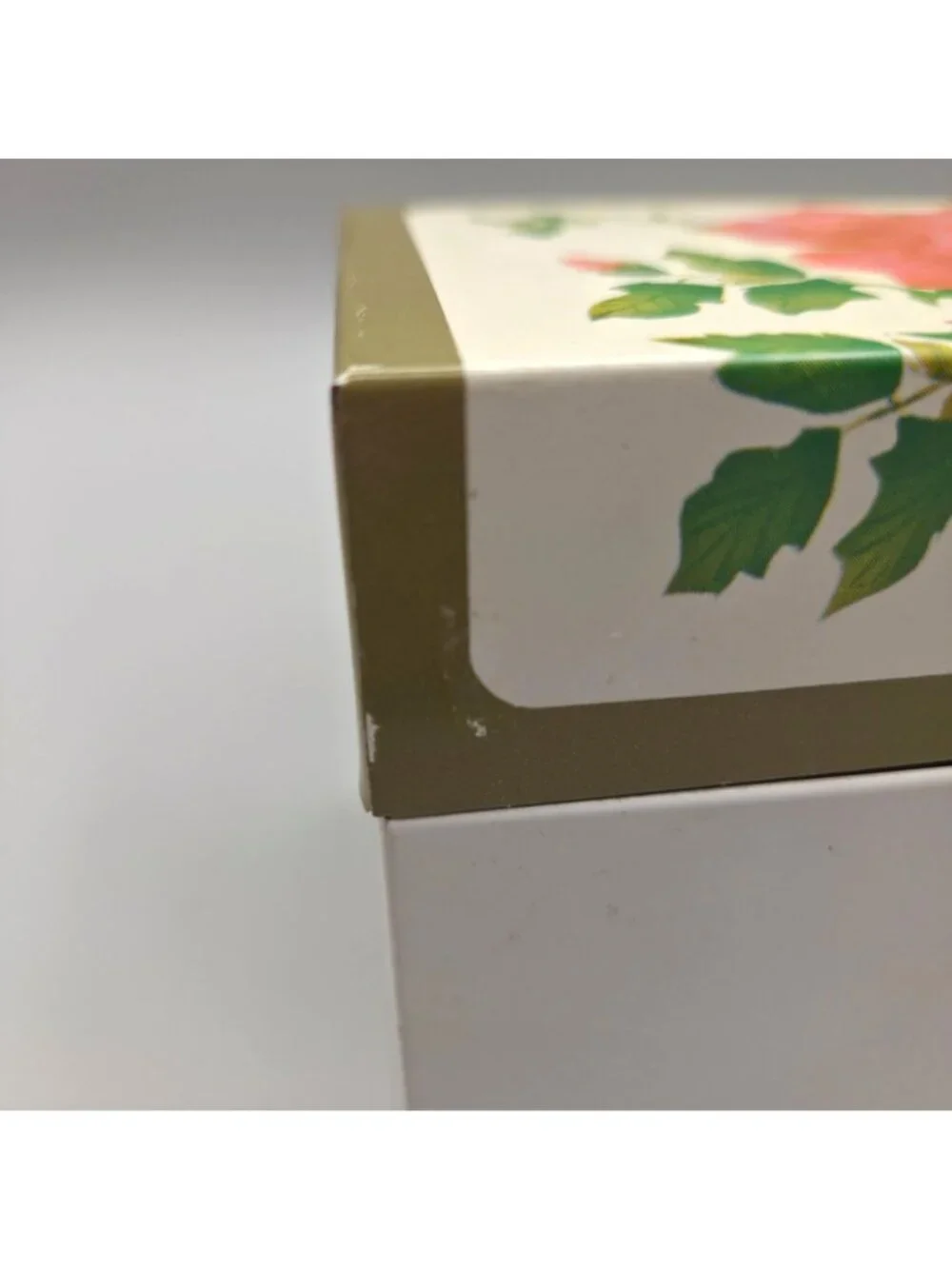 Vintage Recipe Box Floral Lid South Dakota Cow-Belles Recipe Cards Ohio Art